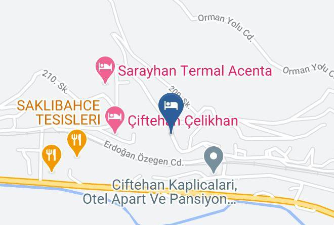 Nigde - Ciftehan Termal Acenta Maps