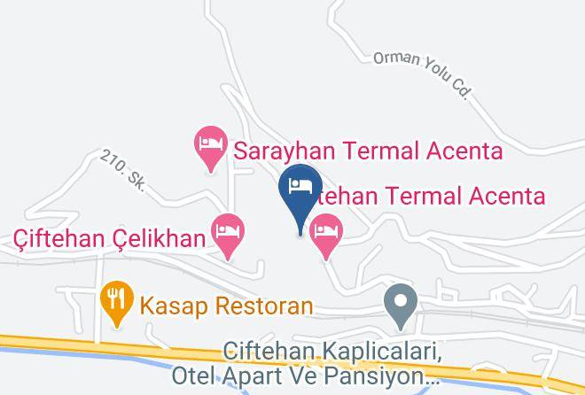 Nigde - Ciftehan Termal Otel Maps