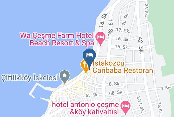 Cesme - Ciftlikkoy Golden Butik Otel Maps