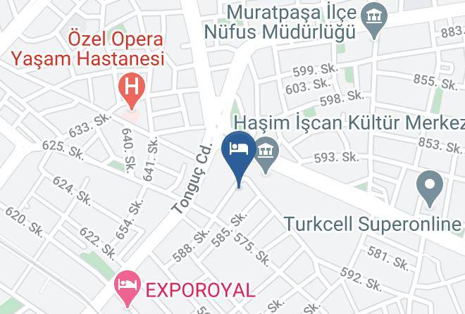 Muratpasa - Cihanay Hotel Maps