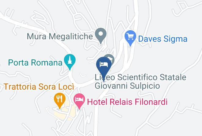 Frosinone - Cik S R L Albergo Diffuso Maps
