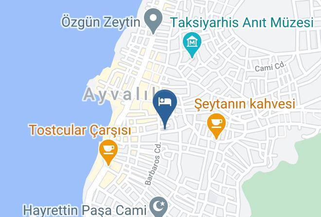 Ayvalik - Cikmaz Sokak Butik Pansiyon Maps