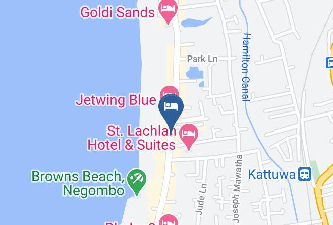 Colombo - Cilantro Restaurant Negombo Maps