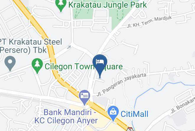 Kota Cilegon - Cilegon City Hotel Maps