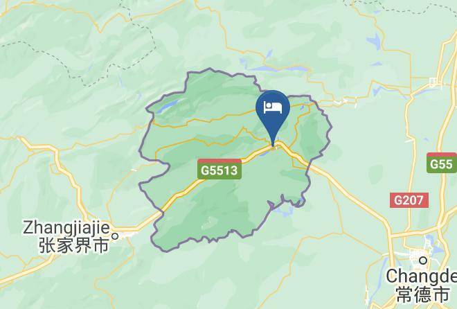 Zhangjiajie - Cili Frontera Hotel Maps