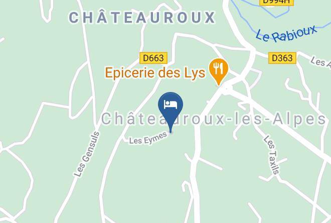 Hautes Alpes - Cimarron Frankrijk Maison Cimarron Maps