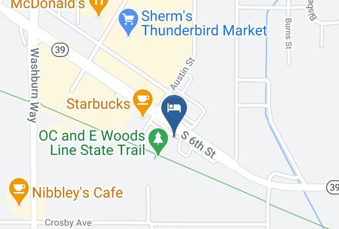 Klamath - Cimarron Inn Klamath Falls Maps