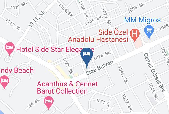 Cinar Family Suite Hotel Map