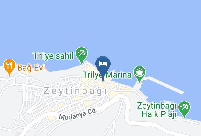 Mudanya - Cinar Motel & Restaurant Maps