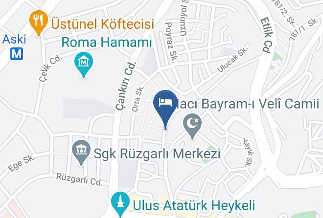 Altindag - Cinar Otel Maps