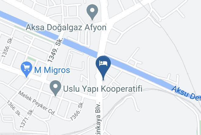 Afyonkarahisar - Cinar Termal Otel Maps