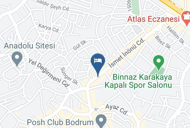 Bodrum - Cinar Ugur Hotel Bodrum Maps
