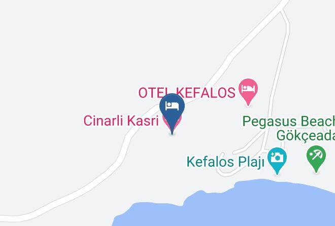 Gokceada - Cinarli Kasri Maps