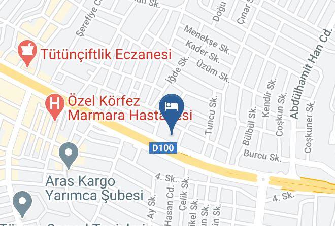 Korfez - Cinarpark Hotel Maps