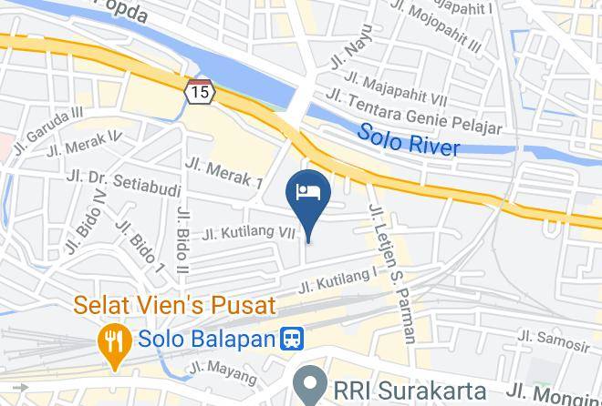 Surakarta - Cinde Wungu Hotel Maps