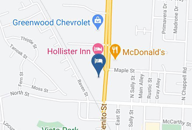 San Benito - Cinderella Motel Maps