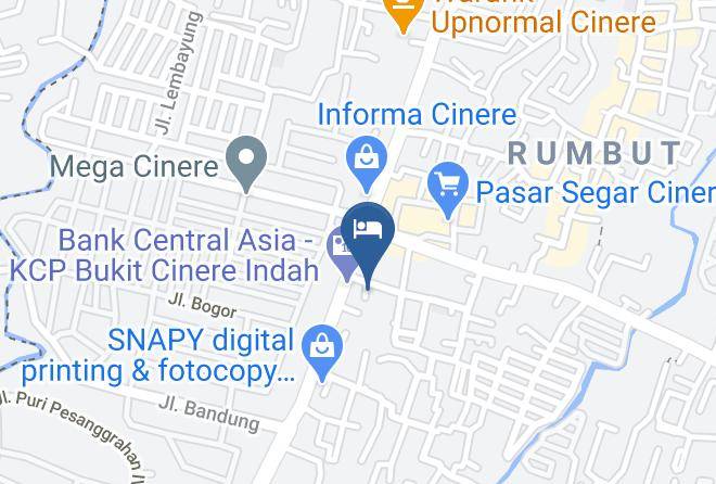Depok - Cinere Inn & Residence Maps