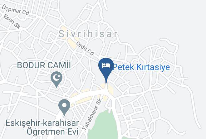 Sivrihisar - Cini Otel 2 Maps