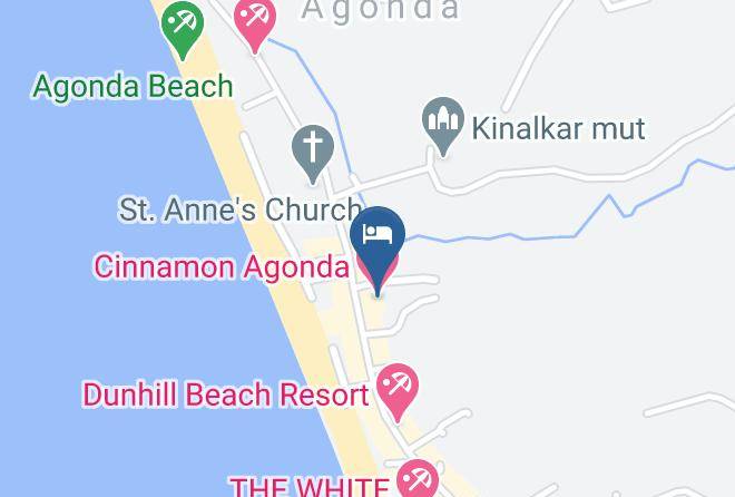 Cinnamon Agonda Map