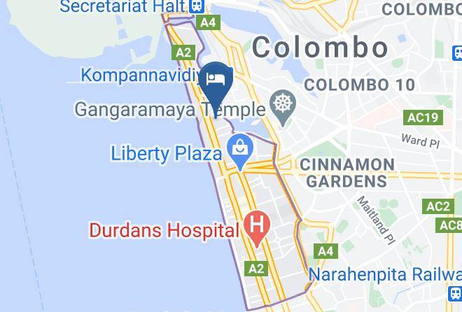 Colombo - Cinnamon Grand Colombo Maps