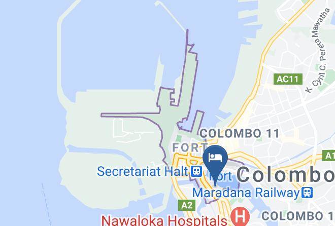Colombo - Cinnamon Lakeside Colombo Maps