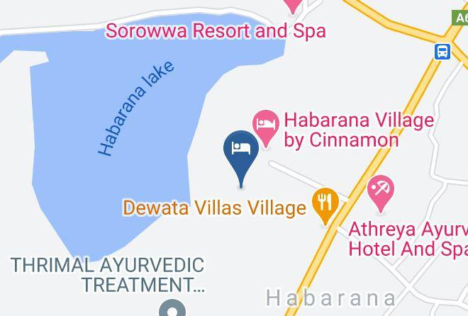 Cinnamon Lodge Habarana Map