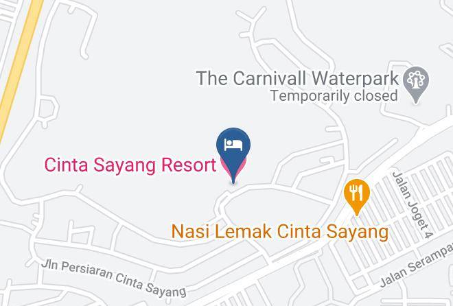 Kuala Muda District - Cinta Sayang Resort Maps