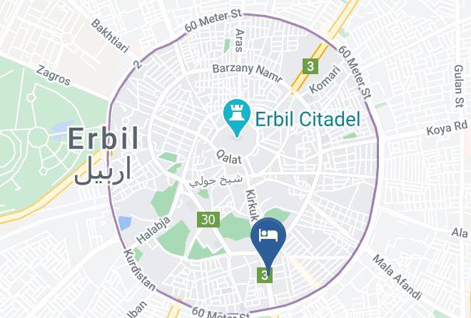 Erbil - Cip Hotel Maps