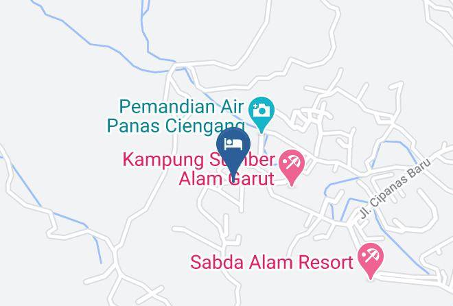 Garut Regency - Cipanas Indah Hotel Maps