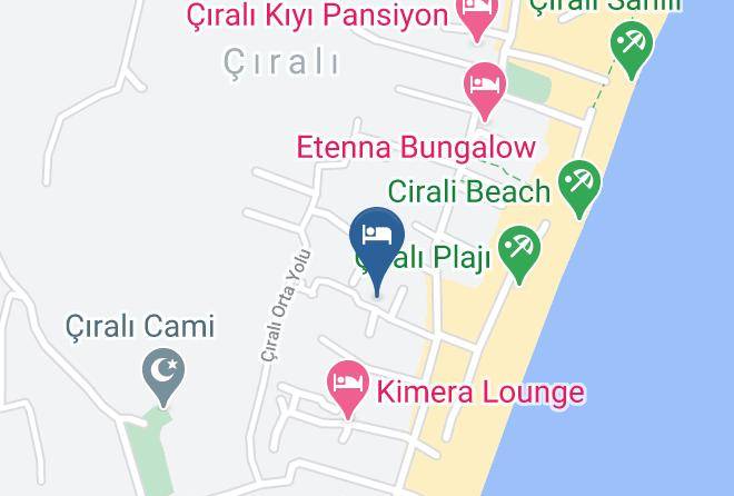 Antalya - Cirali Hera Hotel Maps