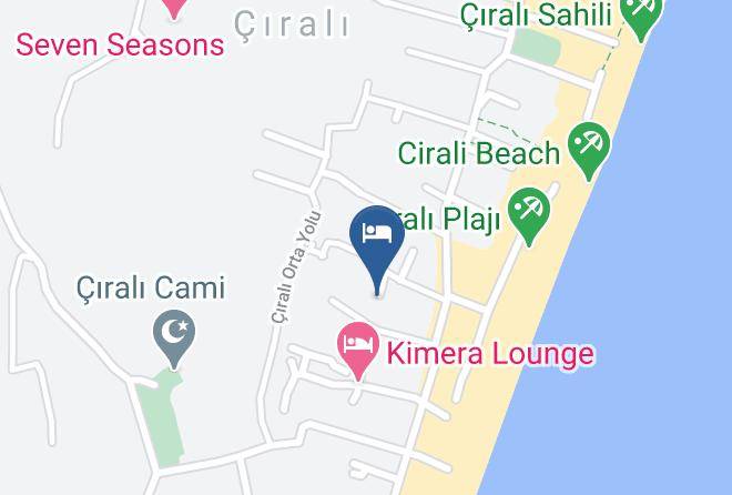 Antalya - Cirali Ruya Hotel Maps