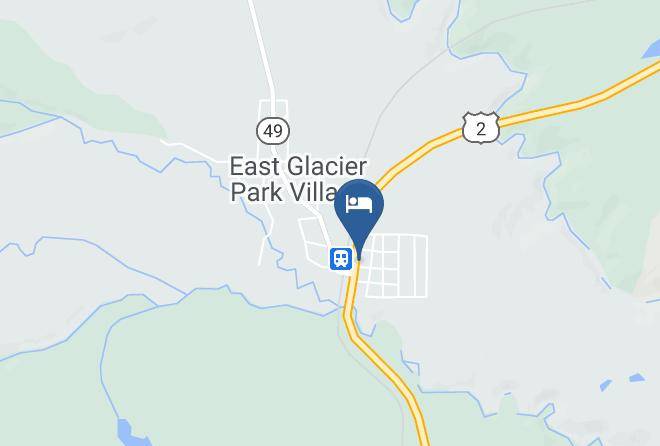 Glacier - Circle R Motel Maps