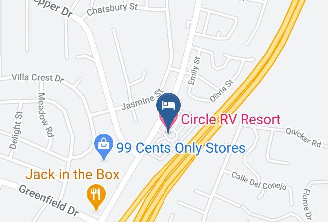 San Diego - Circle Rv Resort Maps