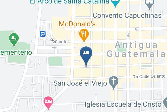 Antigua Guatemala - Cissus Hotel Boutique Maps