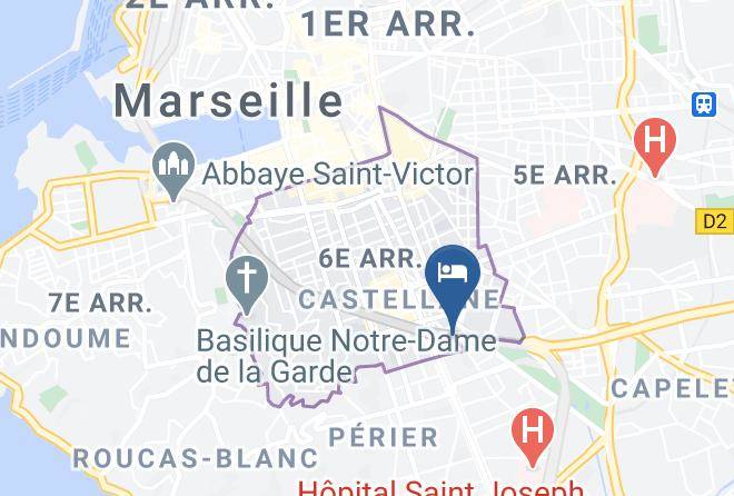 Bouches Du Rhone - Citadines Castellane Marseille Maps