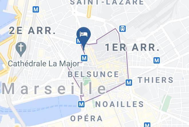 Bouches Du Rhone - Citadines City Centre Marseille Maps