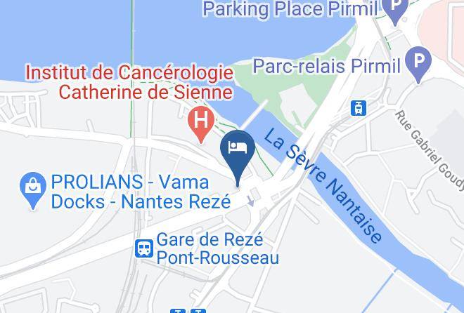 Loire Atlantique - Citadines Confluent Nantes Maps