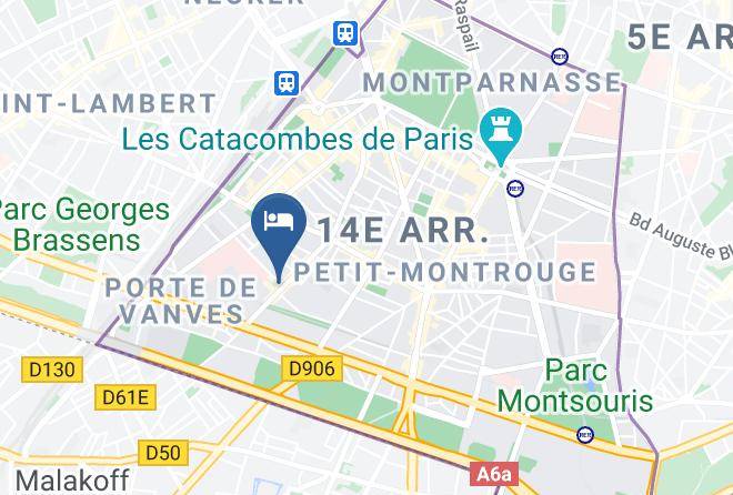 Paris - Citadines Didot Montparnasse Paris Maps