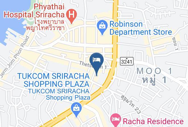 Si Racha District - Citadines Grand Central Sri Racha Maps