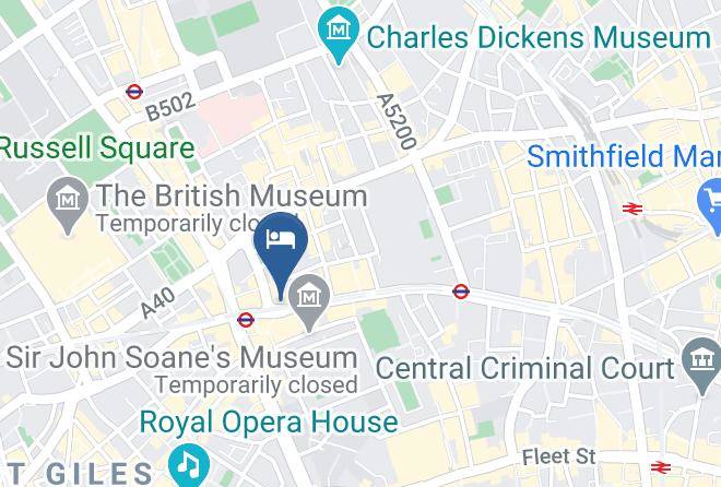 London - Citadines Holborn Covent Garden London Maps