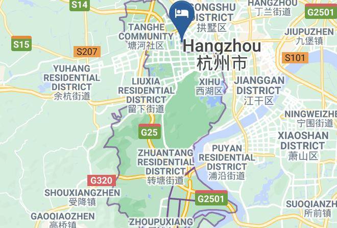 Hangzhou - Citadines Intime City Hangzhou Maps