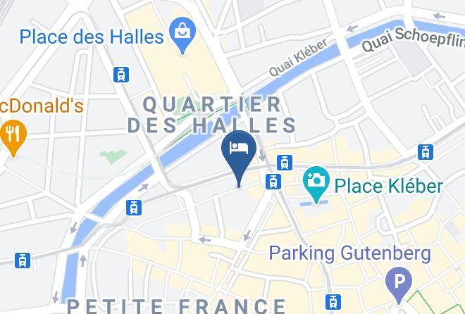 Citadines Kleber Strasbourg Map