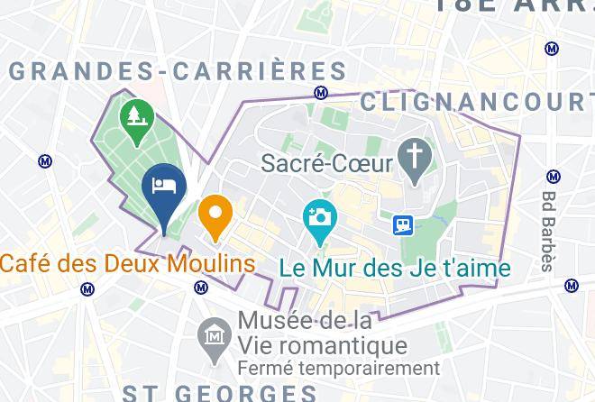 Paris - Citadines Montmartre Maps