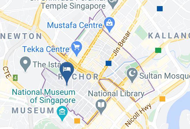 Rochor - Citadines Mount Sophia Singapore Maps