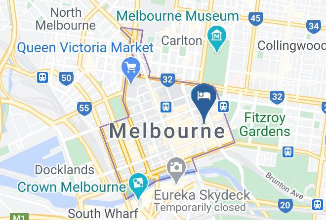 Melbourne - Citadines On Bourke Melbourne Maps