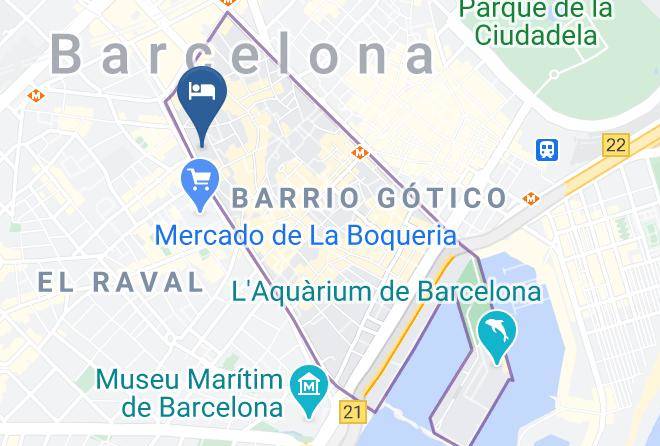 Barcelona - Citadines Ramblas Barcelona Maps