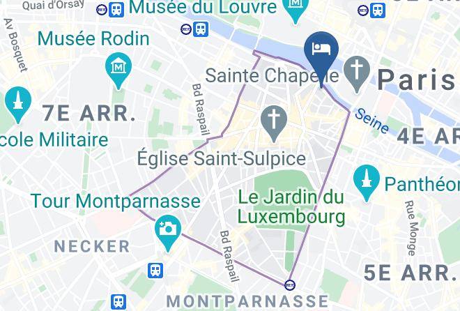 Paris - Citadines Saint Germain Des Pres Paris Maps