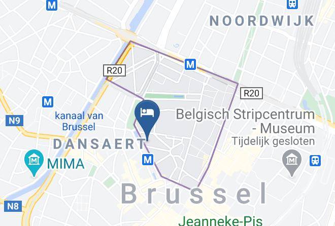 Brussels - Citadines Sainte Catherine Brussels Maps