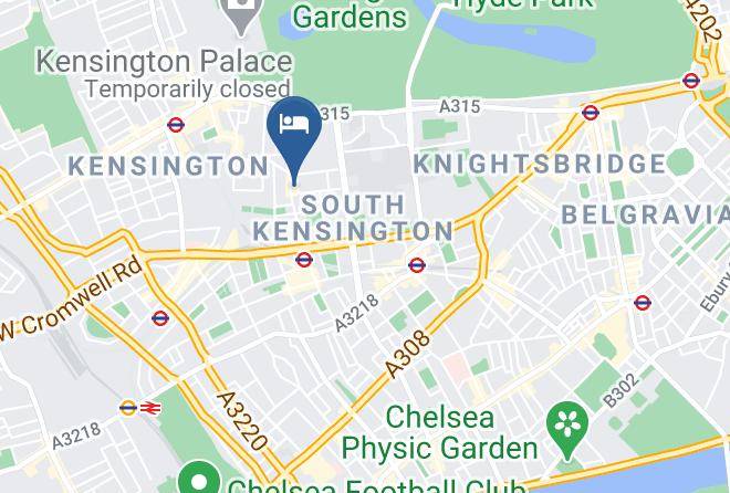 London - Citadines South Kensington London Maps