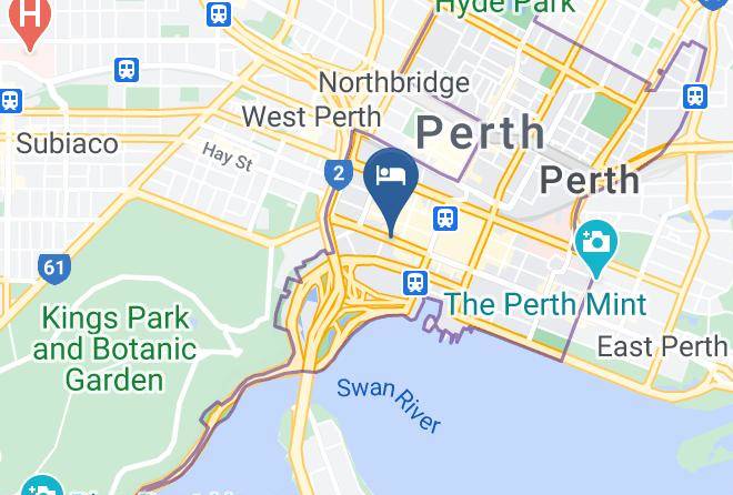 Perth - Citadines St Georges Terrace Perth Maps